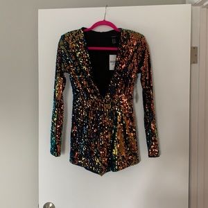 Sequin romper